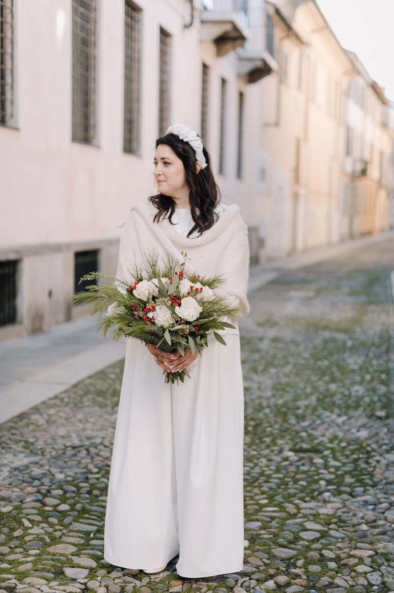 Esempio di moda con un'anima - abito da sposa su misura