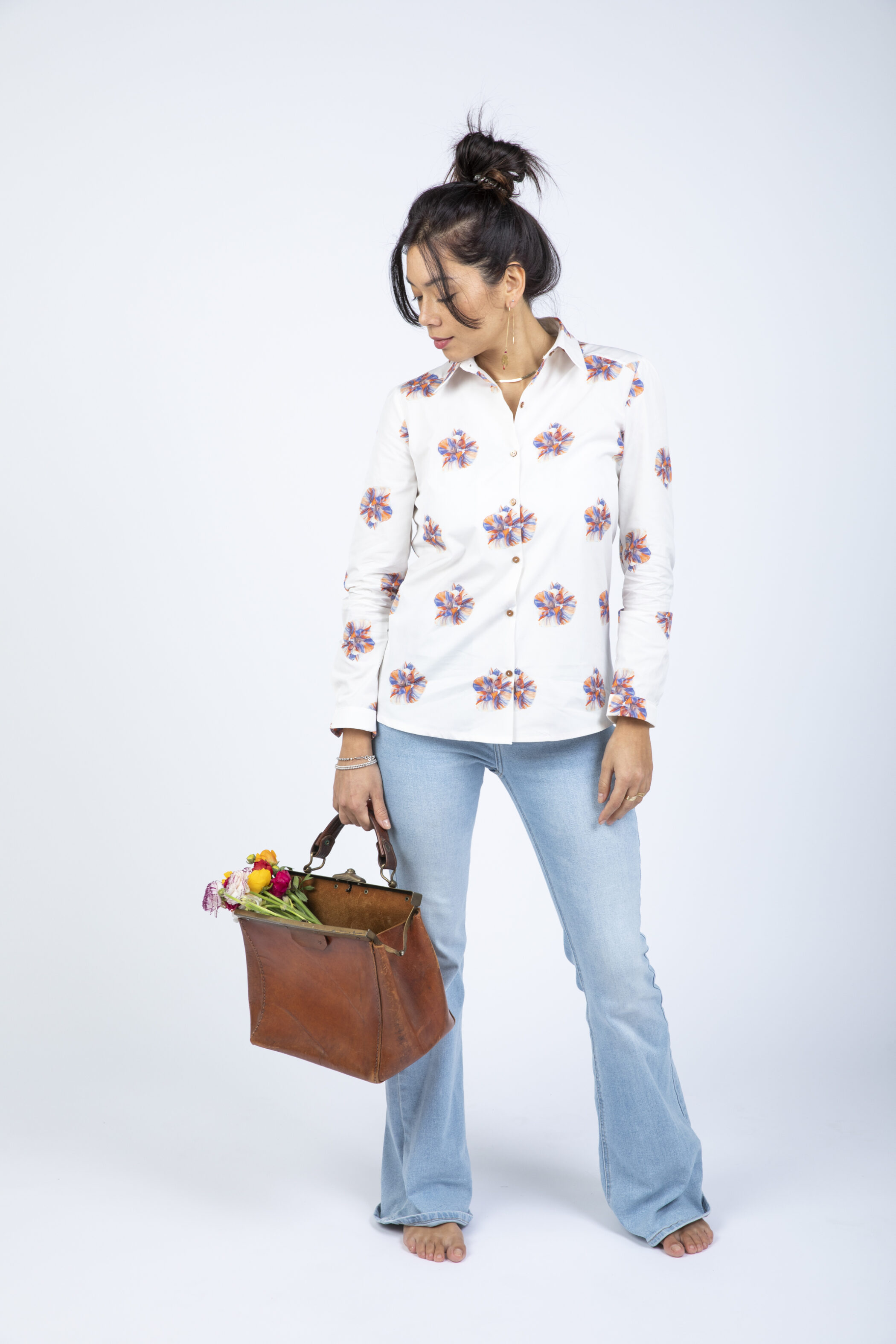 Camicia Cotone Acqua - immagine 2