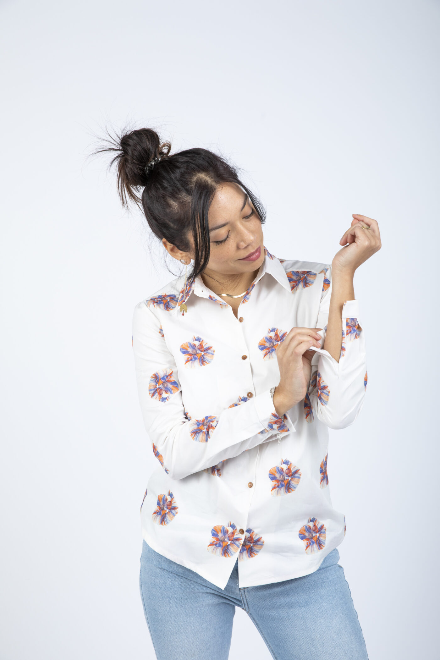 Camicia Cotone Acqua