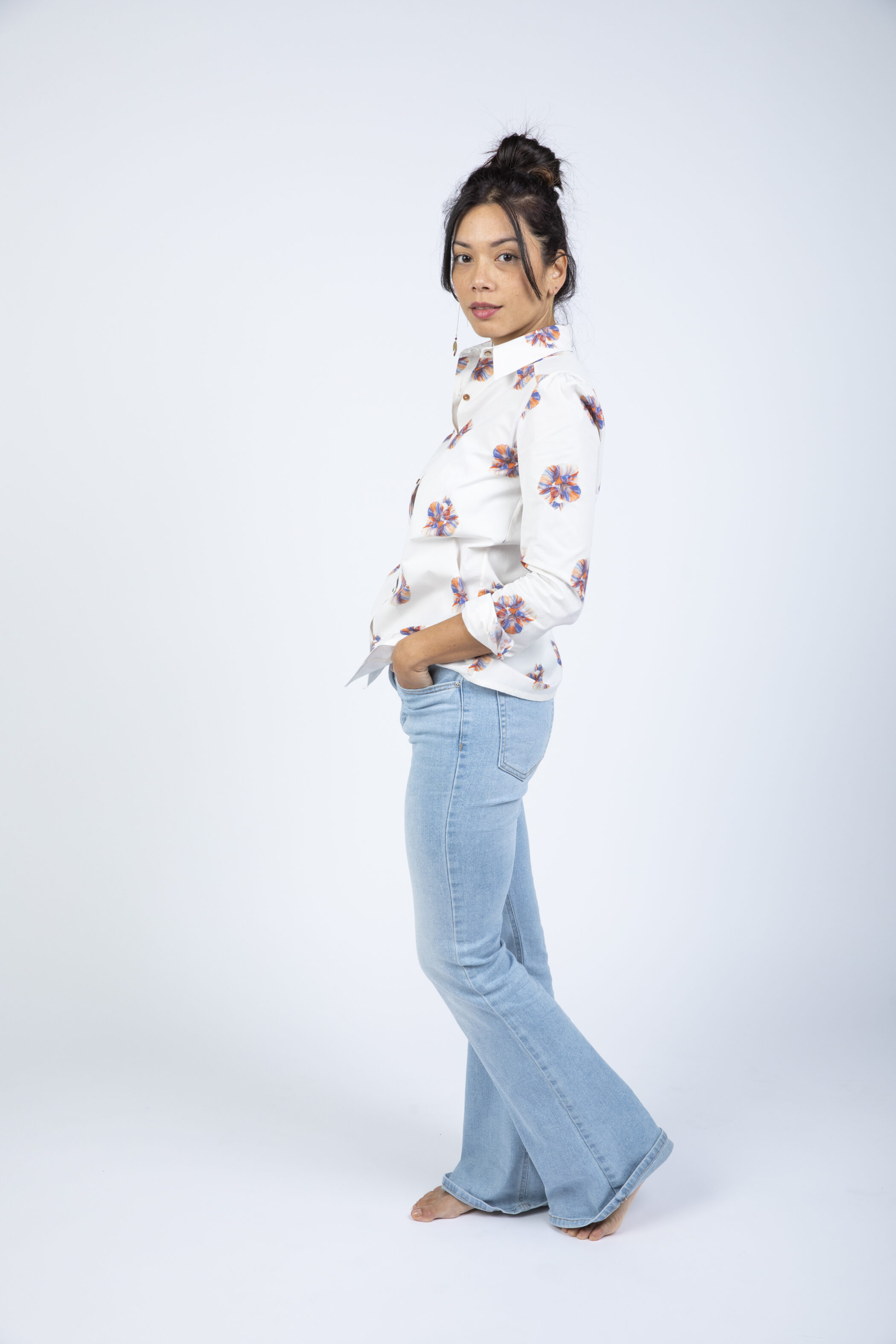 Camicia Cotone Acqua - immagine 5