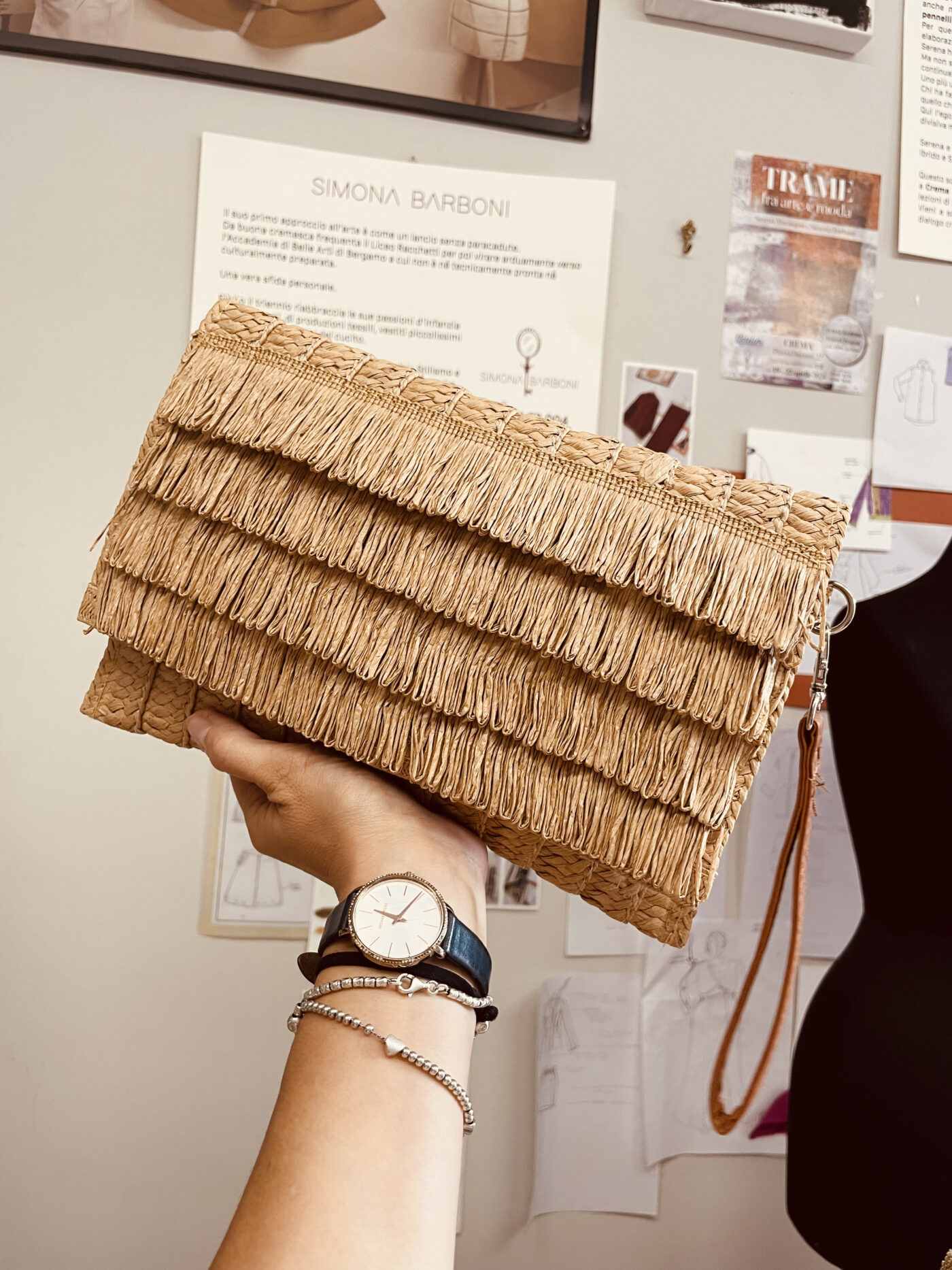 Pochette rafia